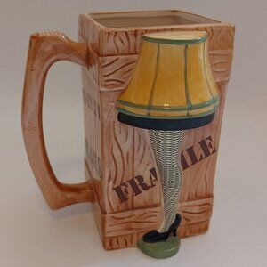 A Christmas Story LEG LAMP MUG FRAGILE CRATE MUG HUGE Stein Style Mug
